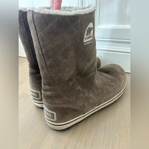 Sorel Waterproof Suede Winter Boots with Lining